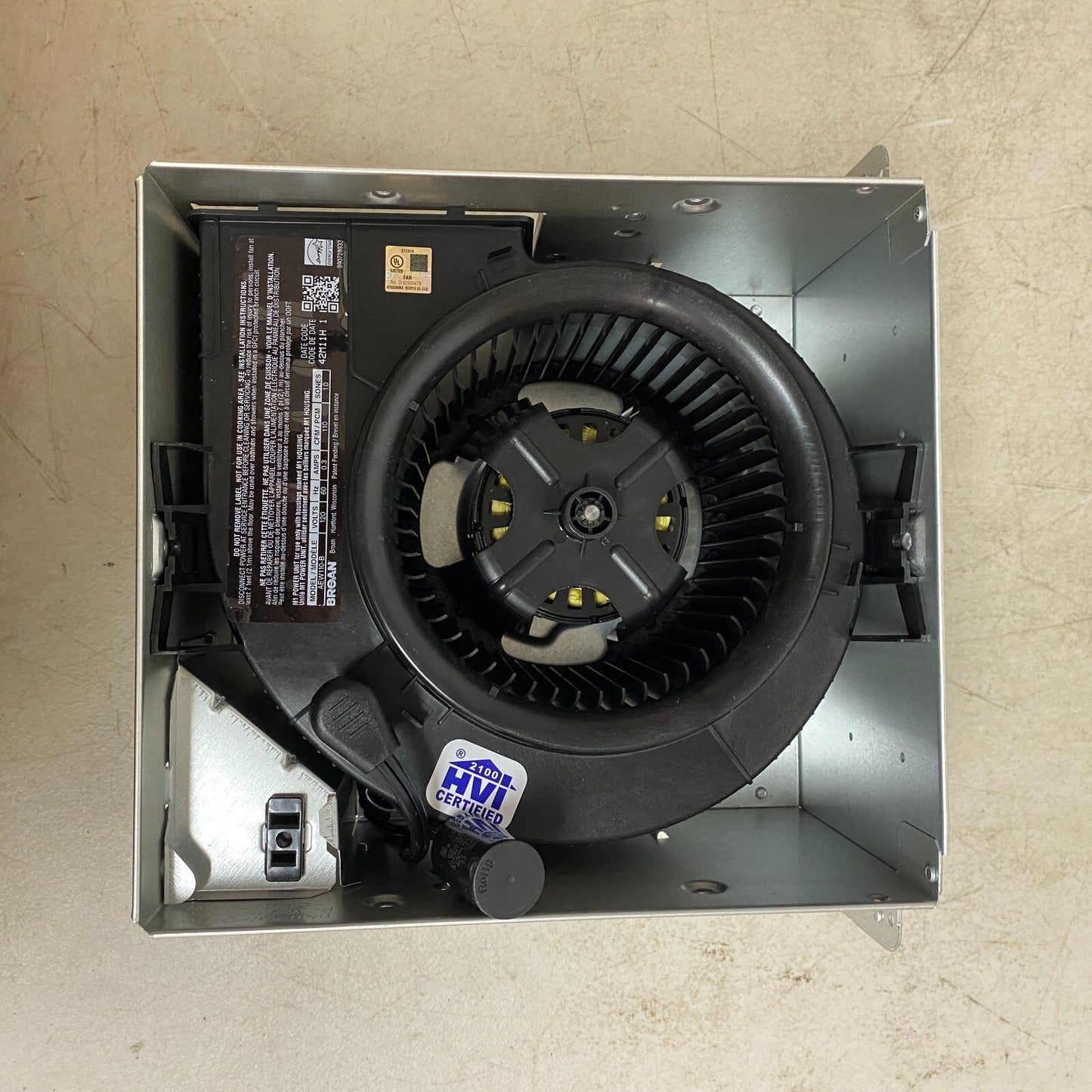 Broan 110 CFM Bathroom Ventilation Fan Fits 2" x 6" Roomside Flex Series