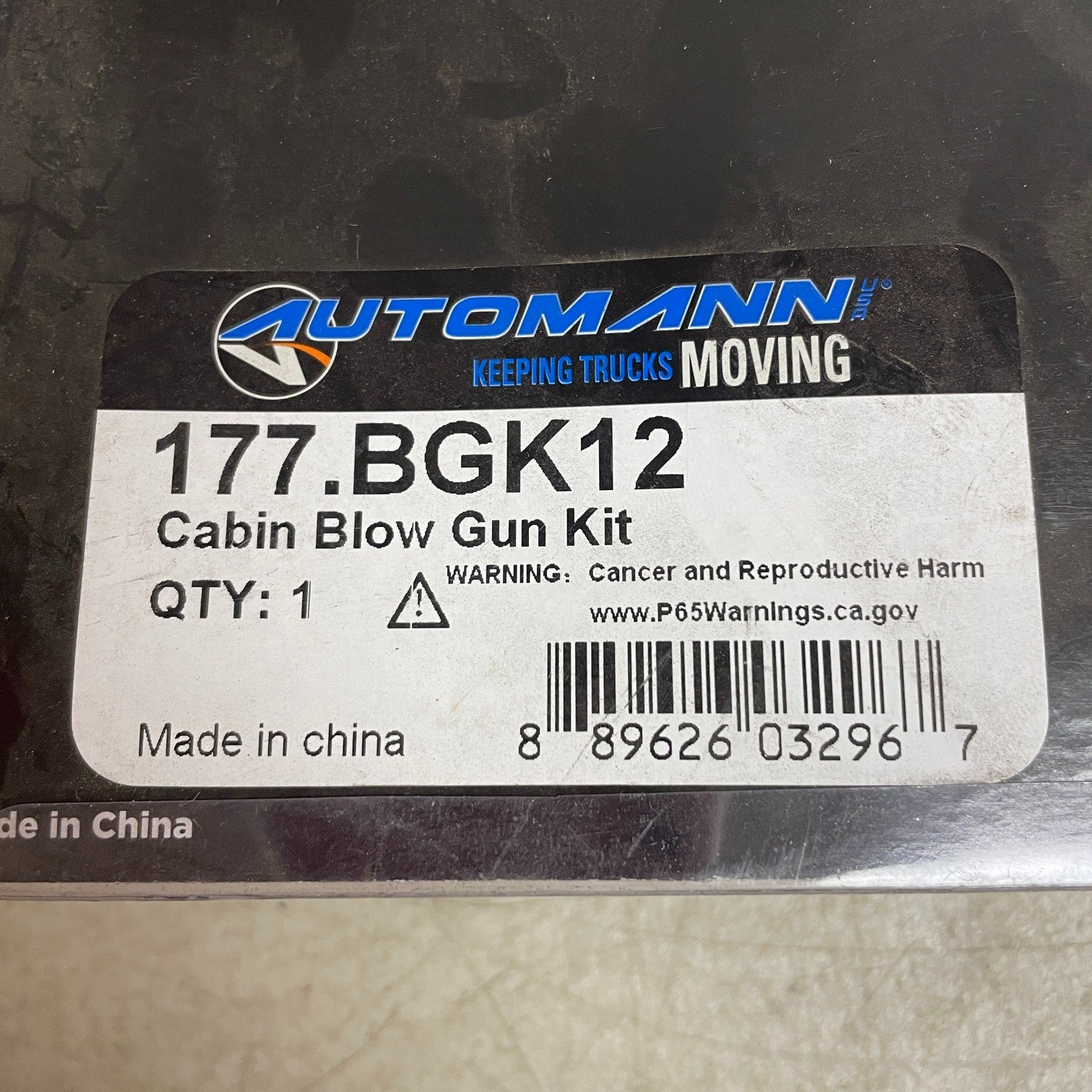 Automann Cabin Blow Gun Kit 12 ft Tubing 177-BGK12