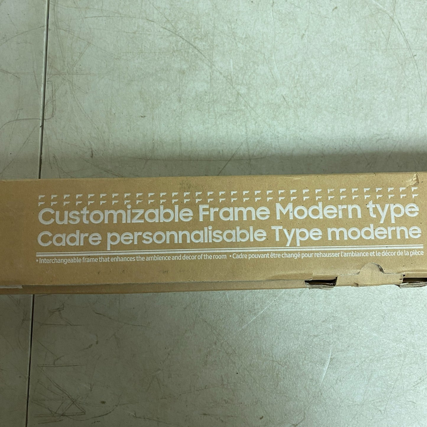 Samsung 65-inch The Frame Customizable Bezel Modern White (VG-SCFA65WTBZA, Model