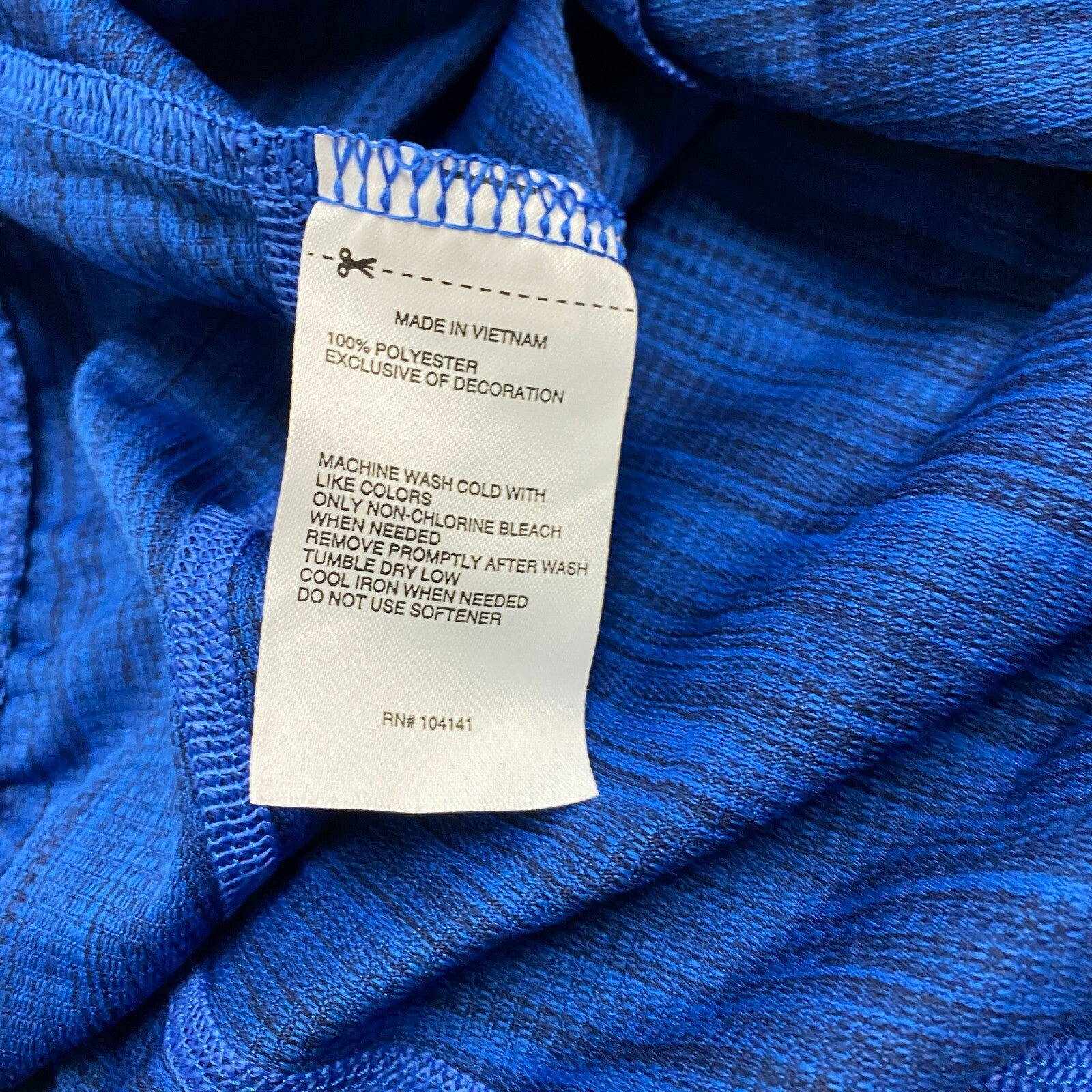 DSG Performance Novelty Textured Training Short University Navy/Cobalt DAM20114N