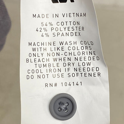 VRST Mens Short Sleeve Button Down Shirt Tinted Grey Heather MAX200333 BRAND NEW