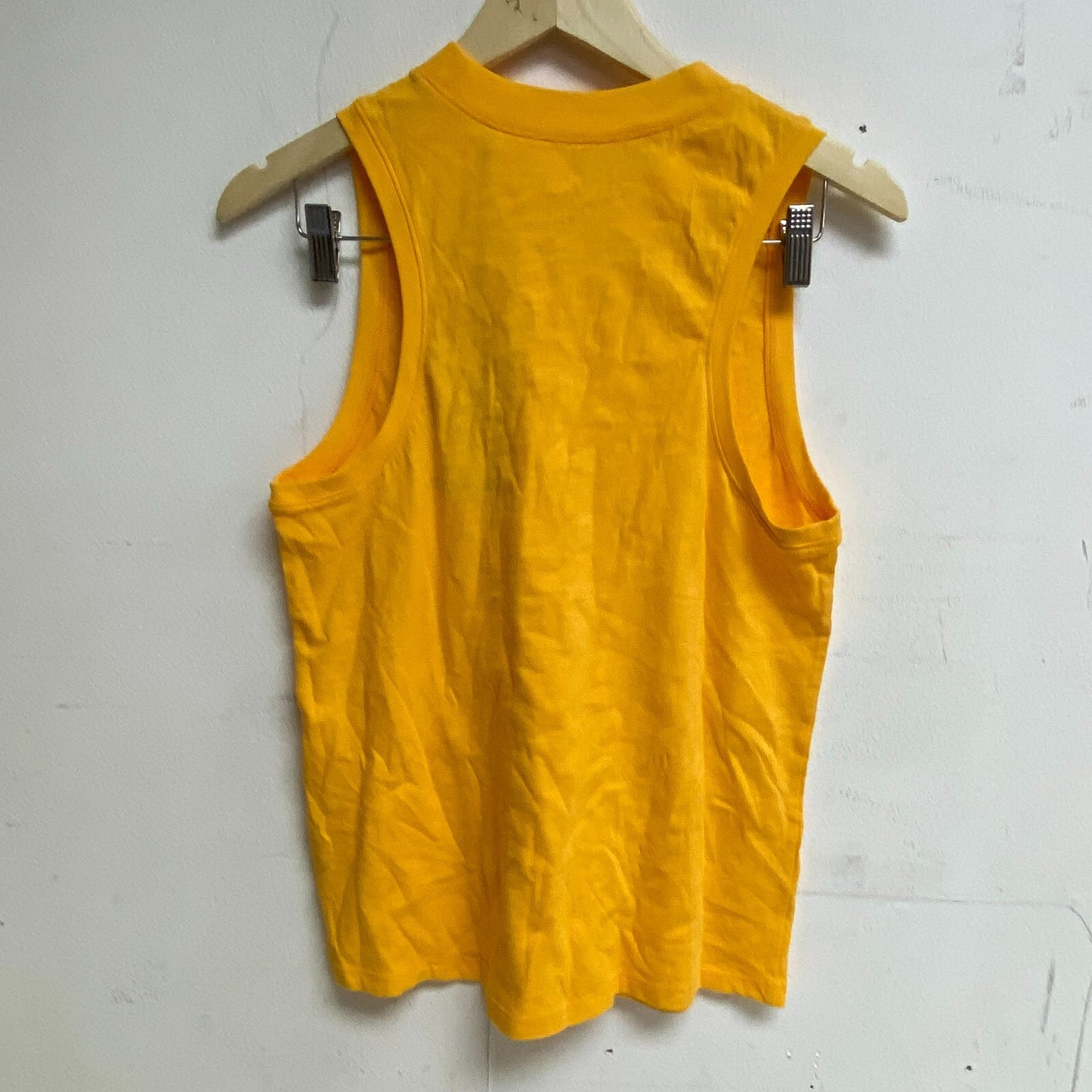 Alpine Design Womens W AD Slub Tank Orange Solid Sleeveless Stylish ADW13100