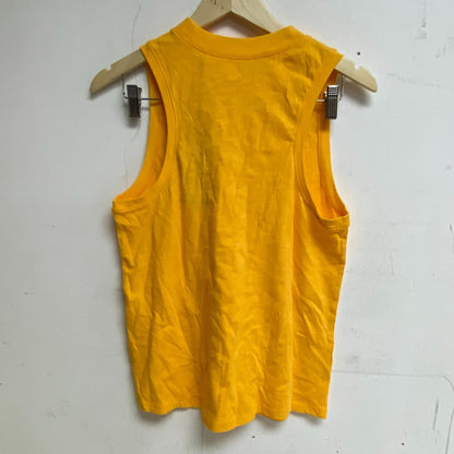 Alpine Design Womens W AD Slub Tank Orange Solid Sleeveless Stylish ADW13100