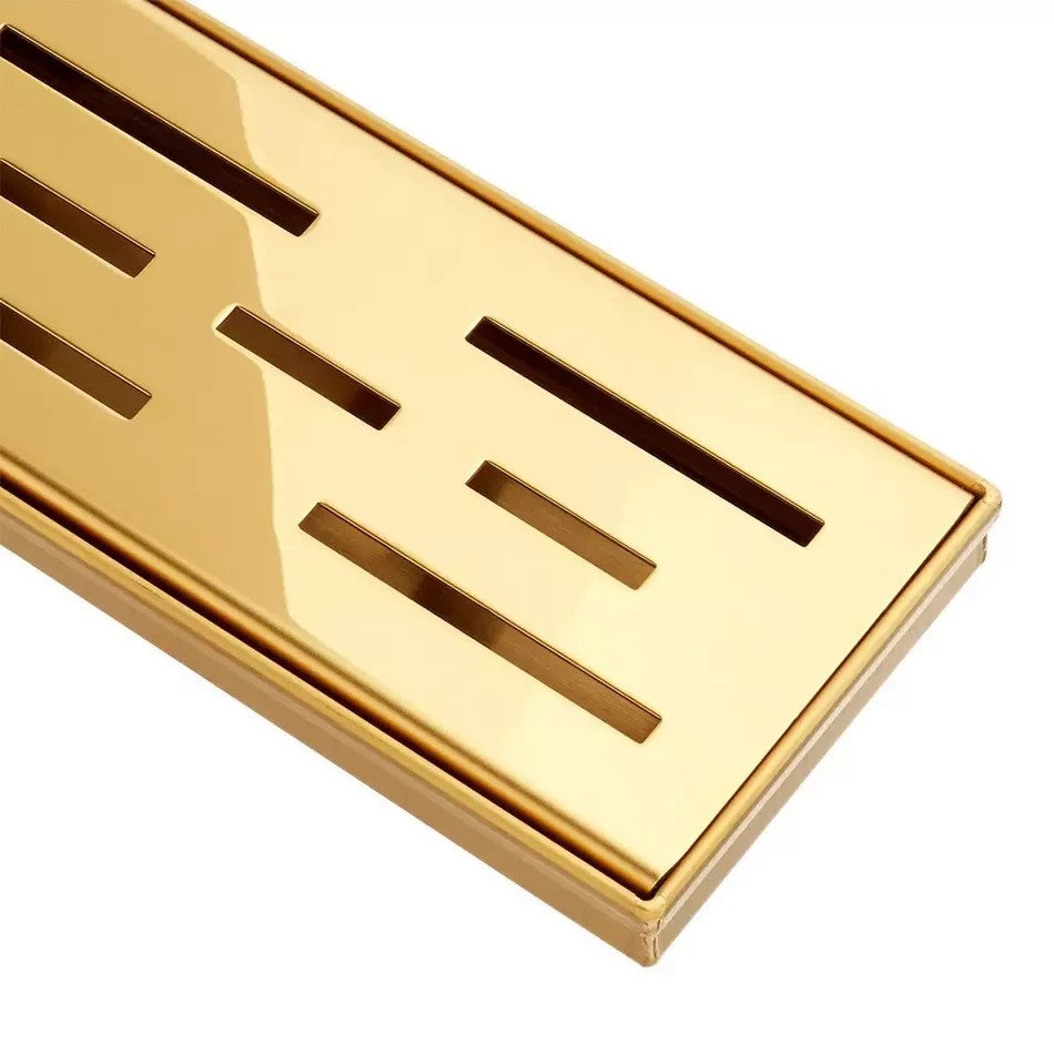 Signature Hardware 36" Effendi Linear Shower Drain Polished Brass SH439052PB