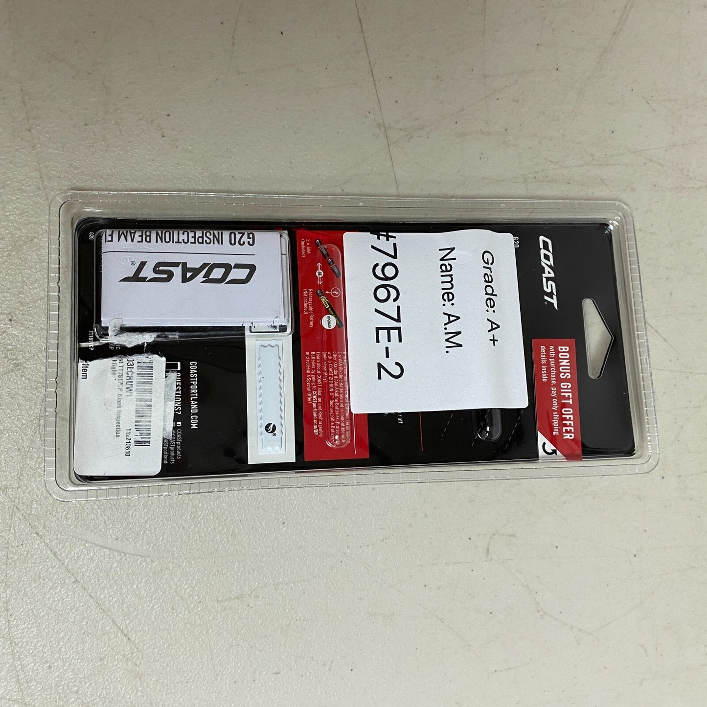 Coast G20 Flashlight Inspection Beam LED Penlight Model # 21449