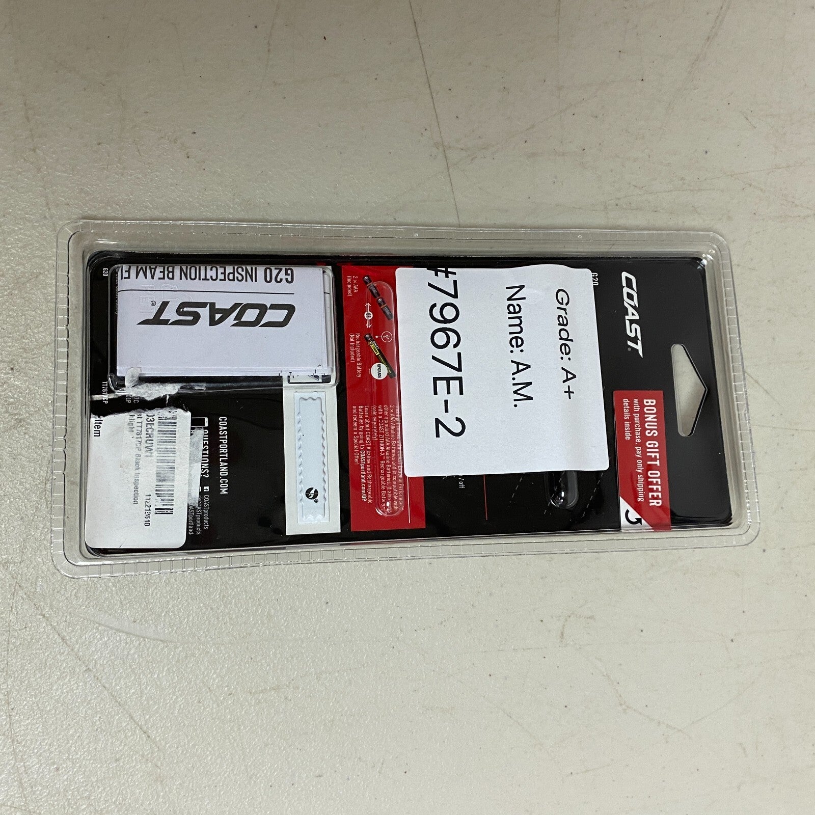 Coast G20 Flashlight Inspection Beam LED Penlight Model # 21449