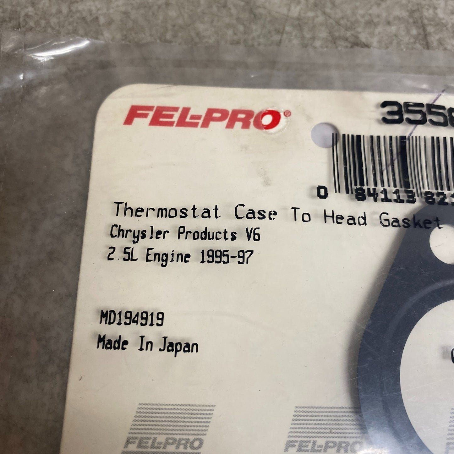 FEL-PRO 35589 Water Pump Gasket Short Style SBC BBC Chevy GMC V8 262-454