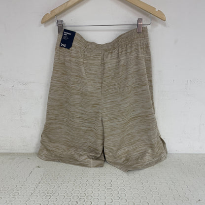 DSG Men's Novelty Textured Training Short CLASSIC KHAKI / PURE WHITE DAM20114N