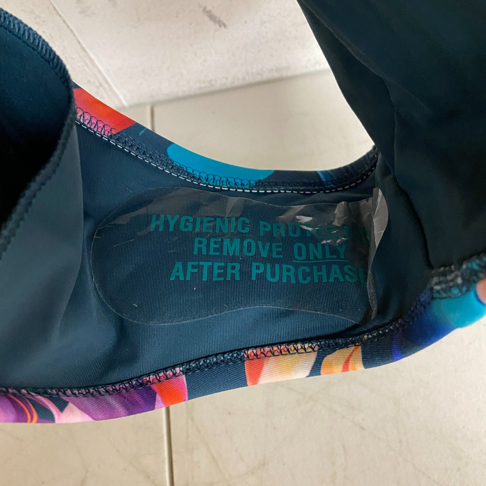 CALIA Women's  Seamed Power Sculpt One Piece Aqua Multi Floral WSA22102PRT