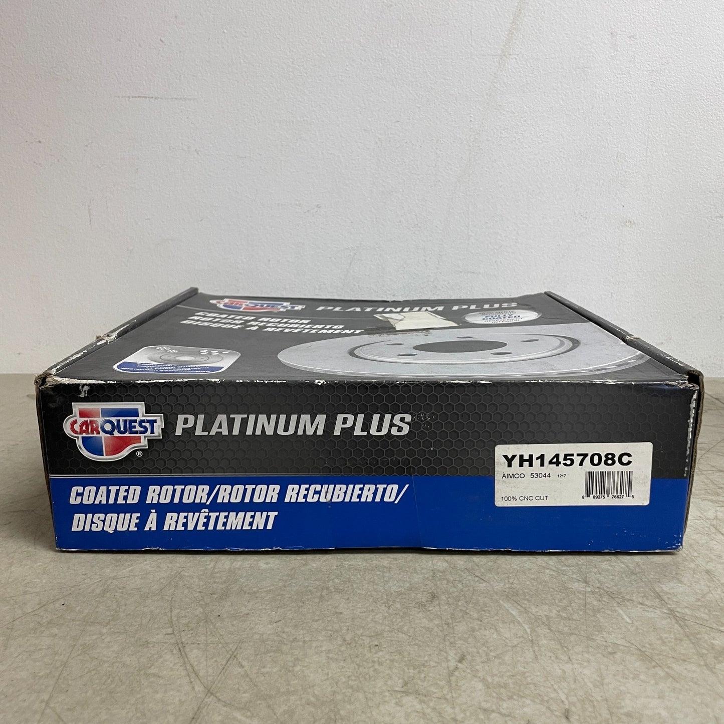 Carquest YH145708C Rear Brake Rotor 316mm Solid Non-Coated