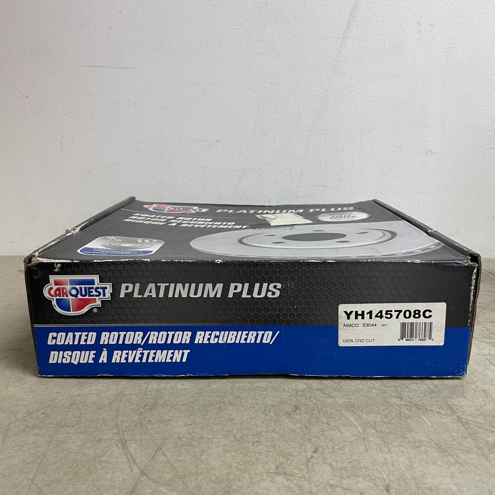 Carquest YH145708C Rear Brake Rotor 316mm Solid Non-Coated