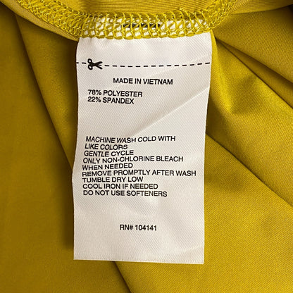 DSG Women's Flounce Dress Grounded Yellow DAW13328 BRAND NEW