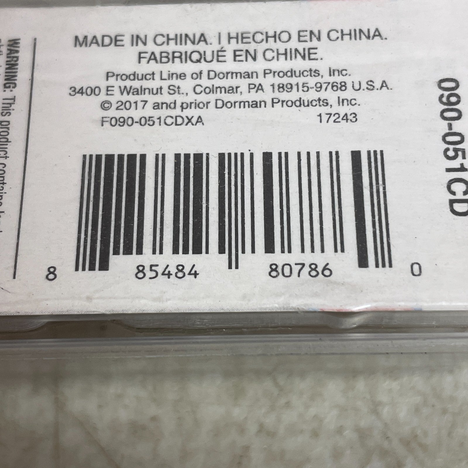 Dorman 090-051CD Magnetic Oil Drain Plug 1/2" - 20 Single Oversized Thread