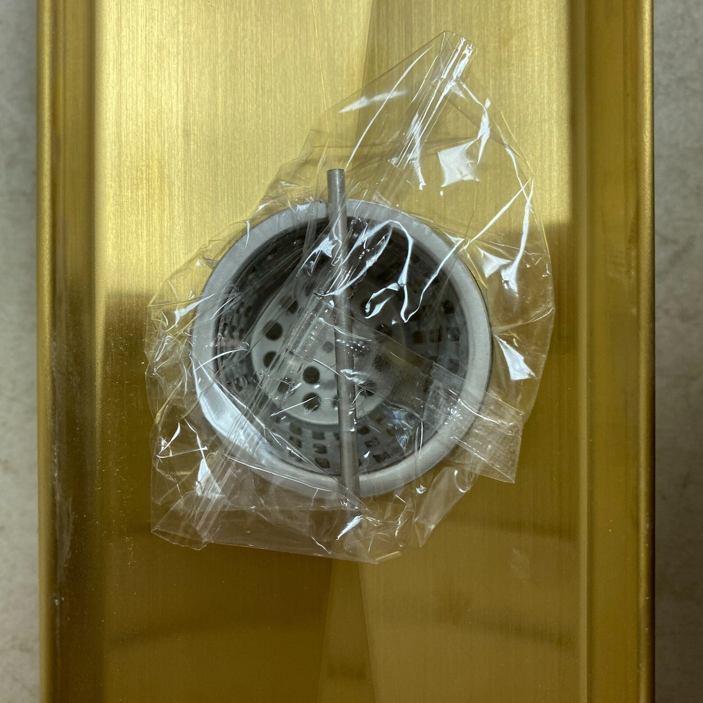 Signature Hardware 28" Cohen Linear Tile-in Shower Drain - Brushed Gold