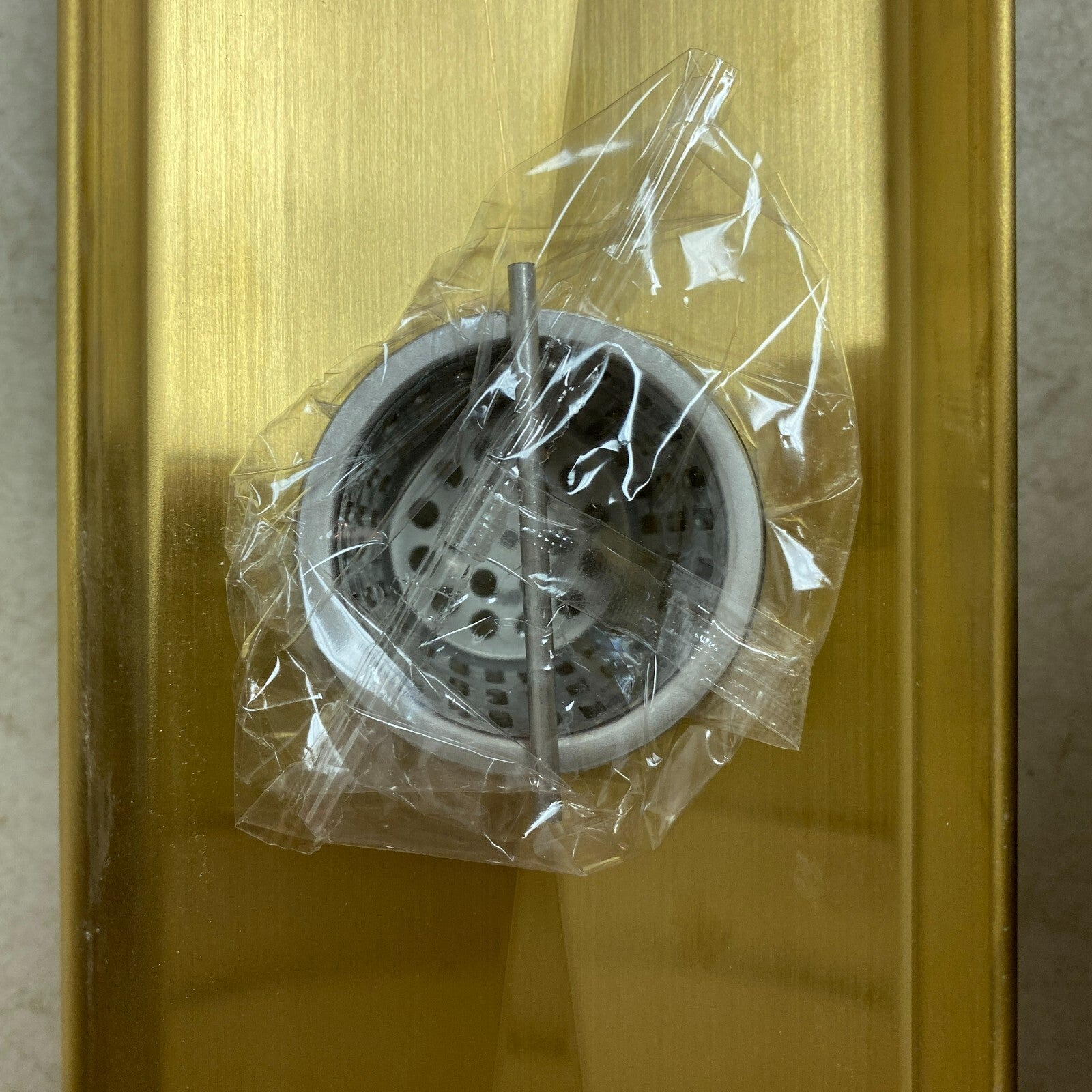 Signature Hardware 28" Cohen Linear Tile-in Shower Drain - Brushed Gold