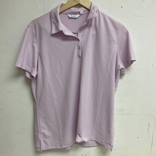 Lady Hagen Women's Pique Short Sleeve Polo Fresco Pink WGH11401S23 BRAND NEW