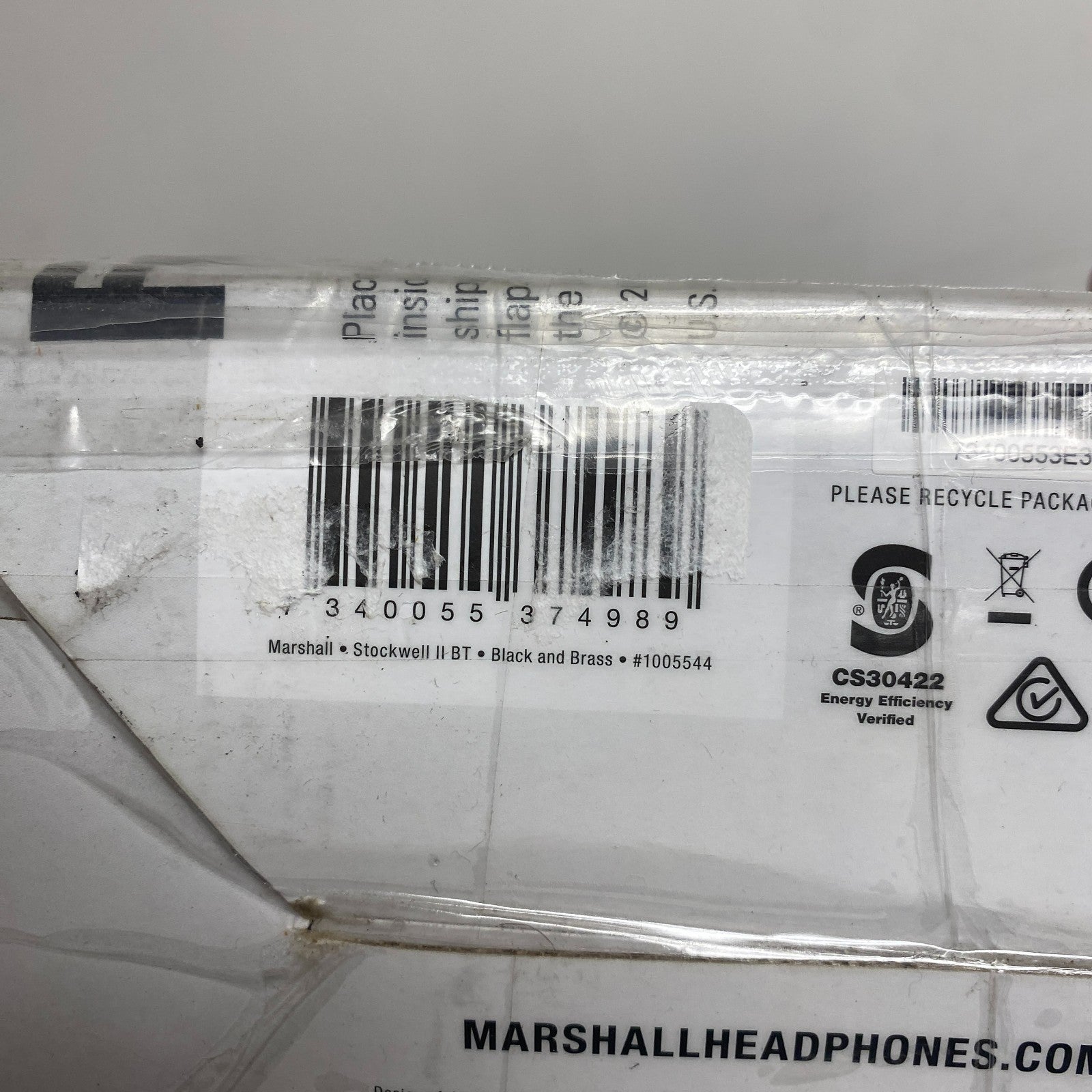 Marshall Stockwell II Portable Bluetooth Speaker Black Brass