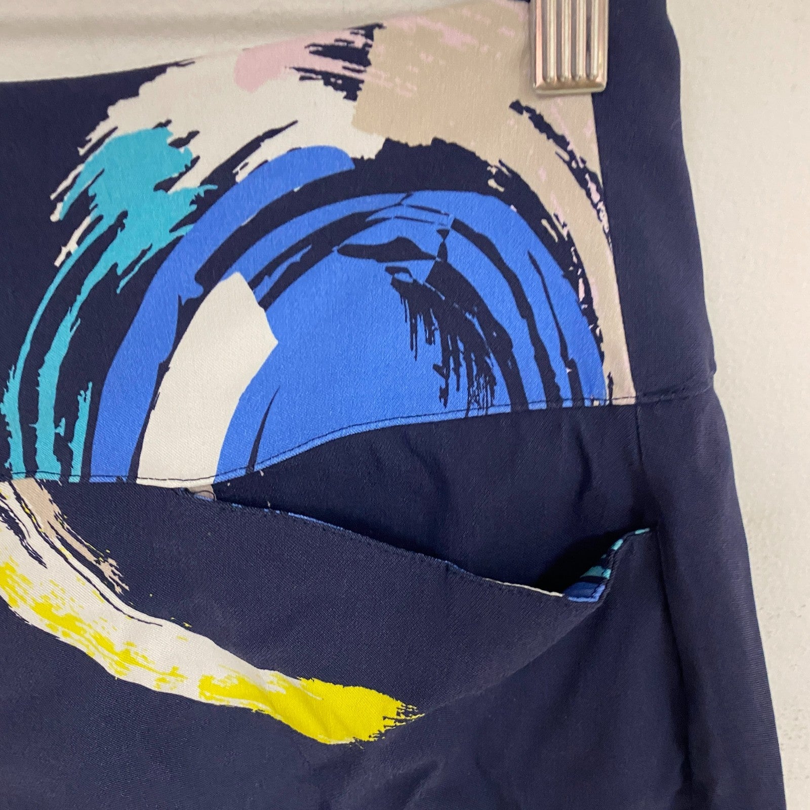 Lady Hagen Womens 17" Tummy Control Skort Navy Print WGH17430PS23