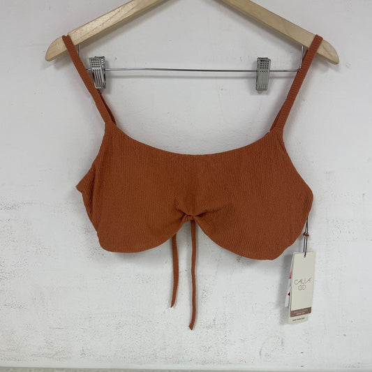 Calia Tie Back Bikini Top Apricot Aura Swimwear WSA23200N NWT New with Tags