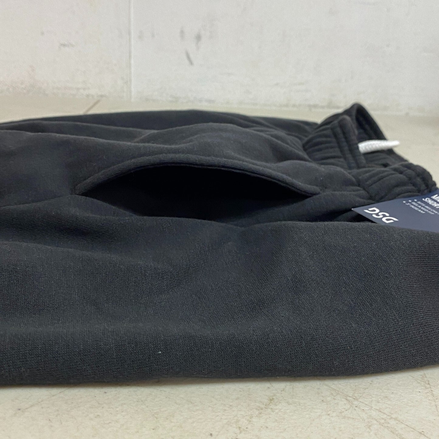 DSG Women 3" inseam Boyfriend Fleece Short Pure Black MID-RISE Relaxed DAW11431Z