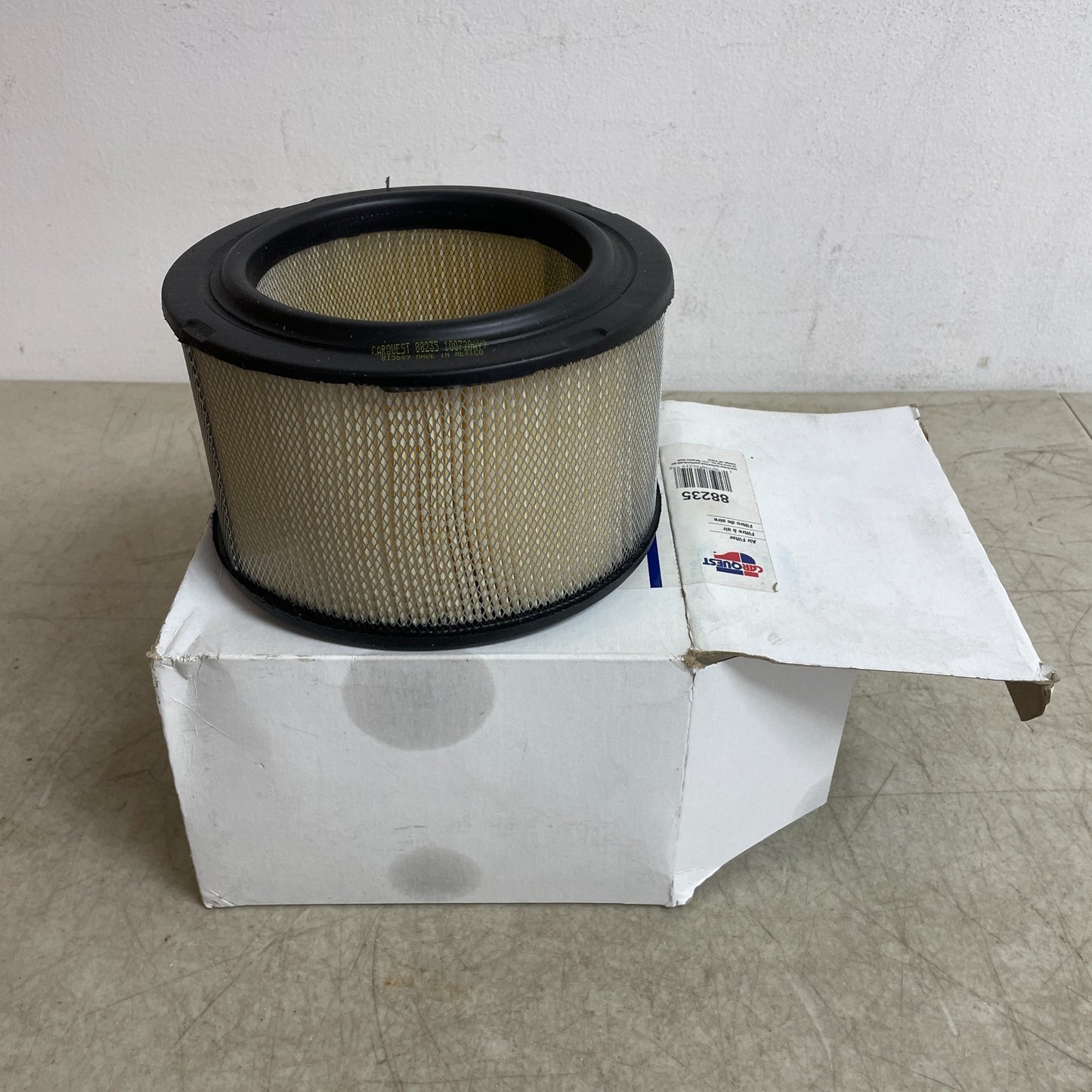 Carquest 88235 Premium Engine Air Filter 7.32″ OD × 4.69″ ID × 4.45″ H