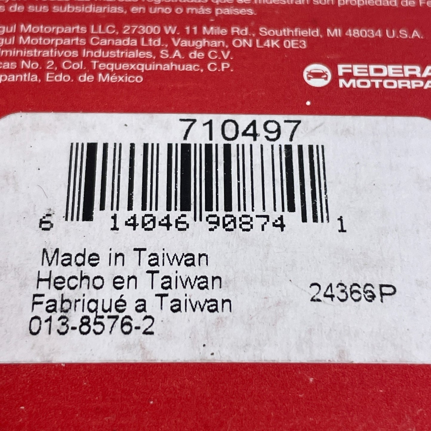 National Multi Purpose Oil Seal 41mm ID × 61.14mm OD Polyacrylate 710497