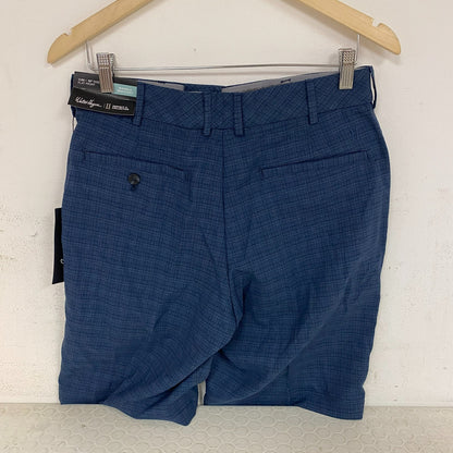 Walter Hagen Mens Perfect 11 Tonal Plaid Short Navy MGA14163