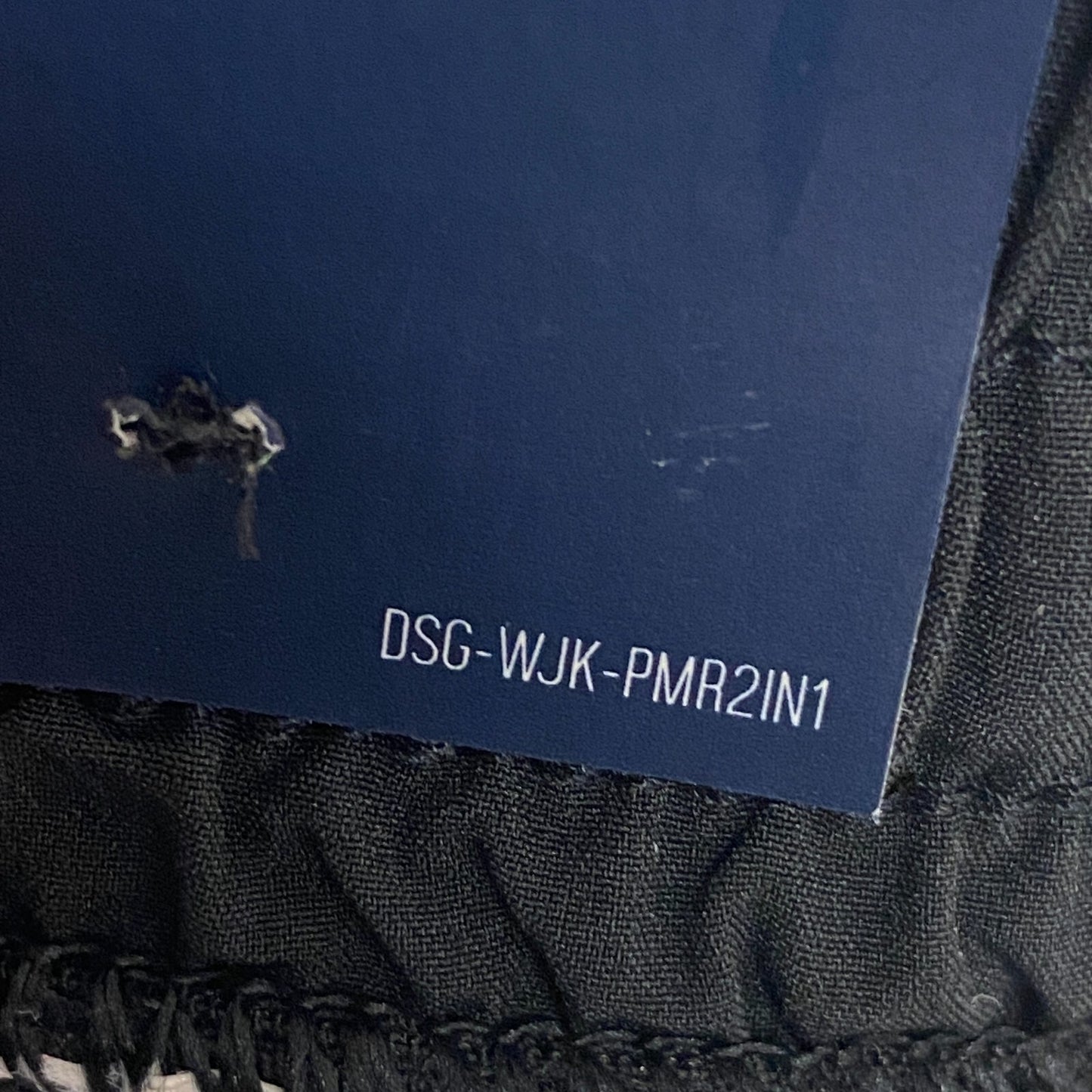 DSG Women's 6"Running Mid Rise 2 in 1  Short Woven Top Layer Pure Black DAW11193