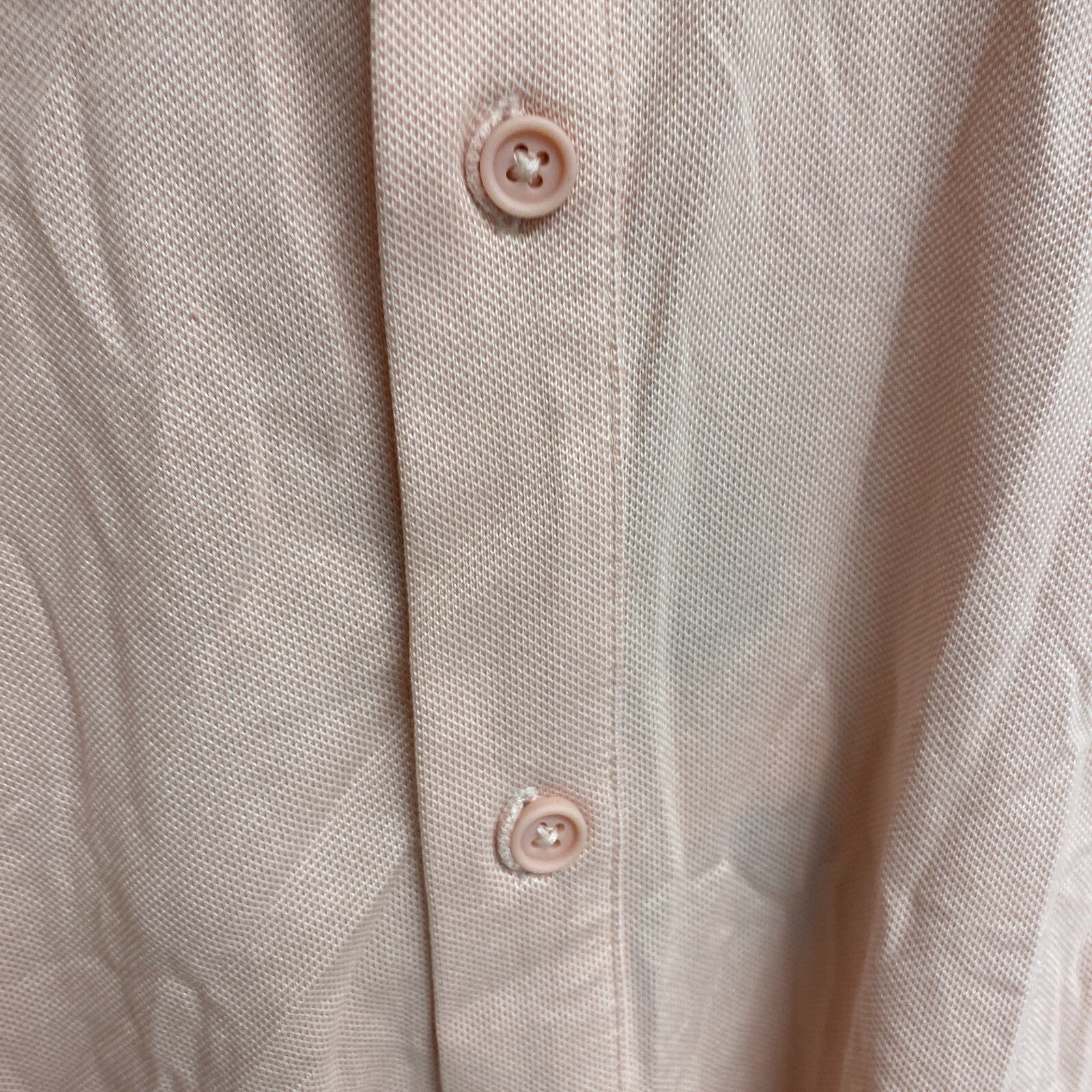 VRST Men Short Sleeve Button Down Collared Neck Shirt Pink Crepe MAX200333 New!