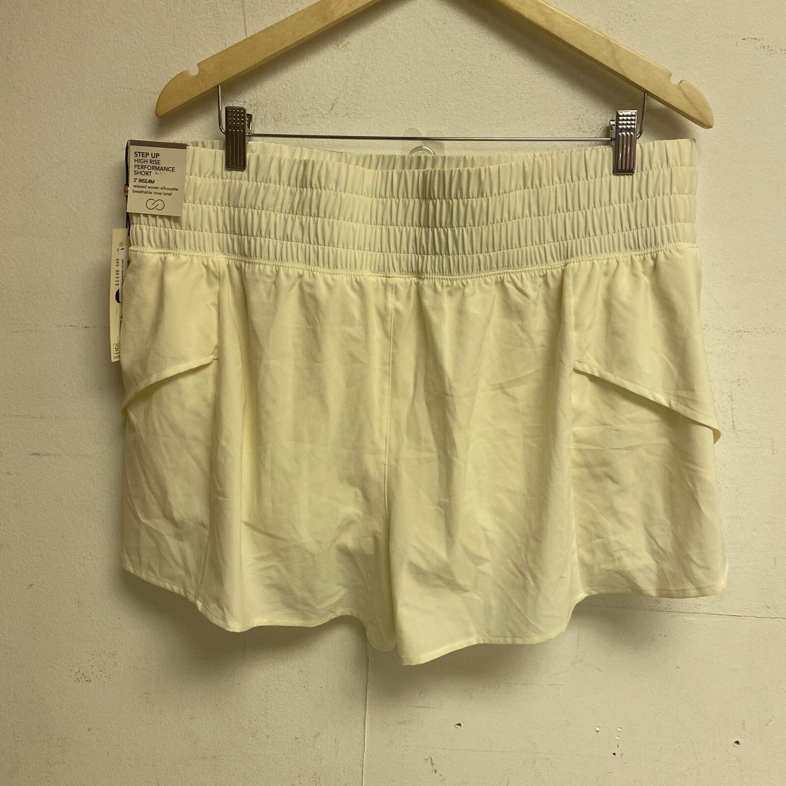 Calia WOMEN HR PETAL HEM SHORT UNBLEACHED WAX12326 BRAND NEW