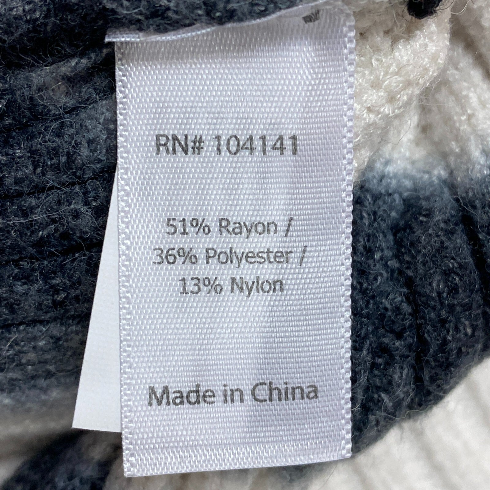 Boys' Tie Dye Beanie Black Stylish Trendy White/Black DSGB2201