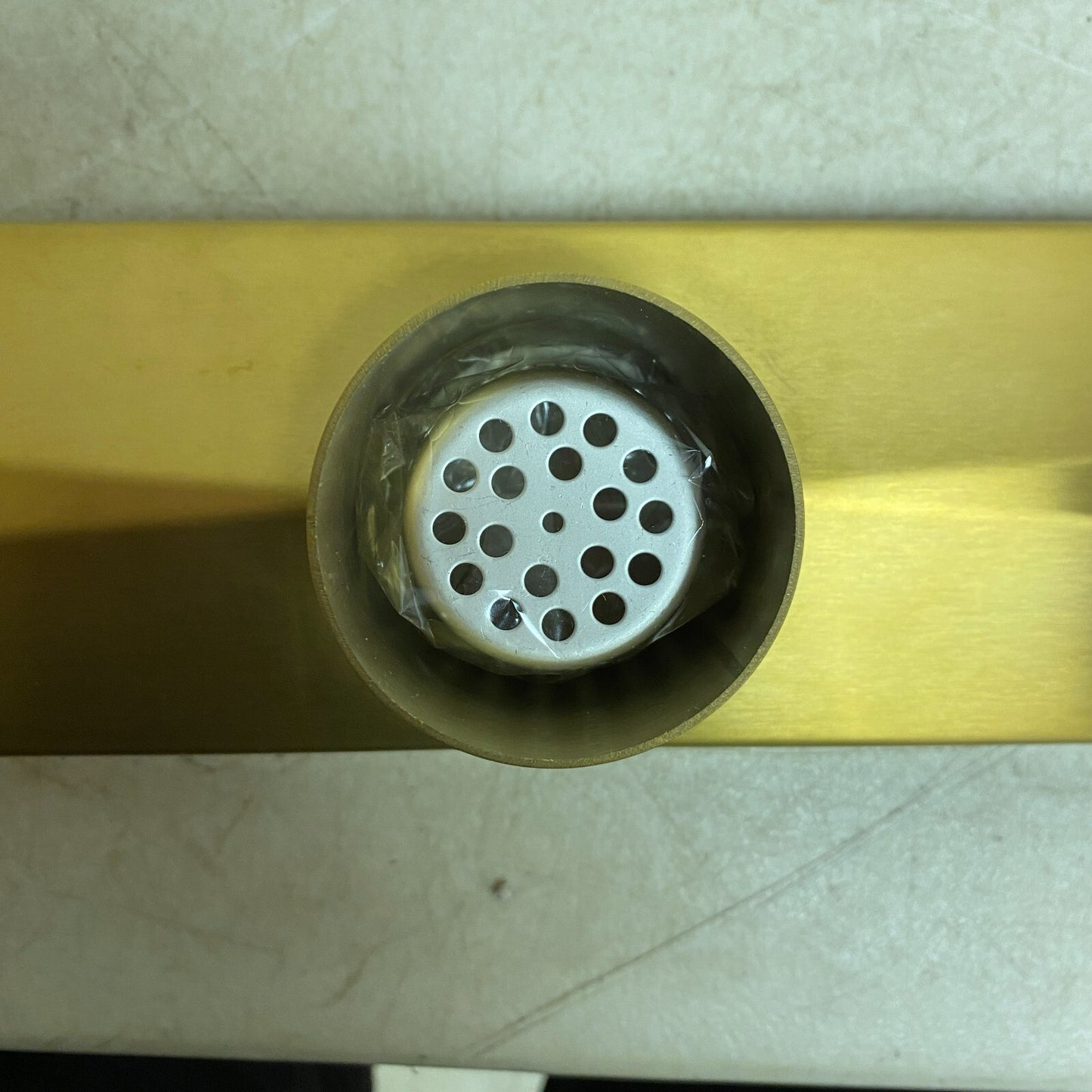 Signature Hardware 40" Cohen Linear Tile-in Shower Drain - Brushed Gold