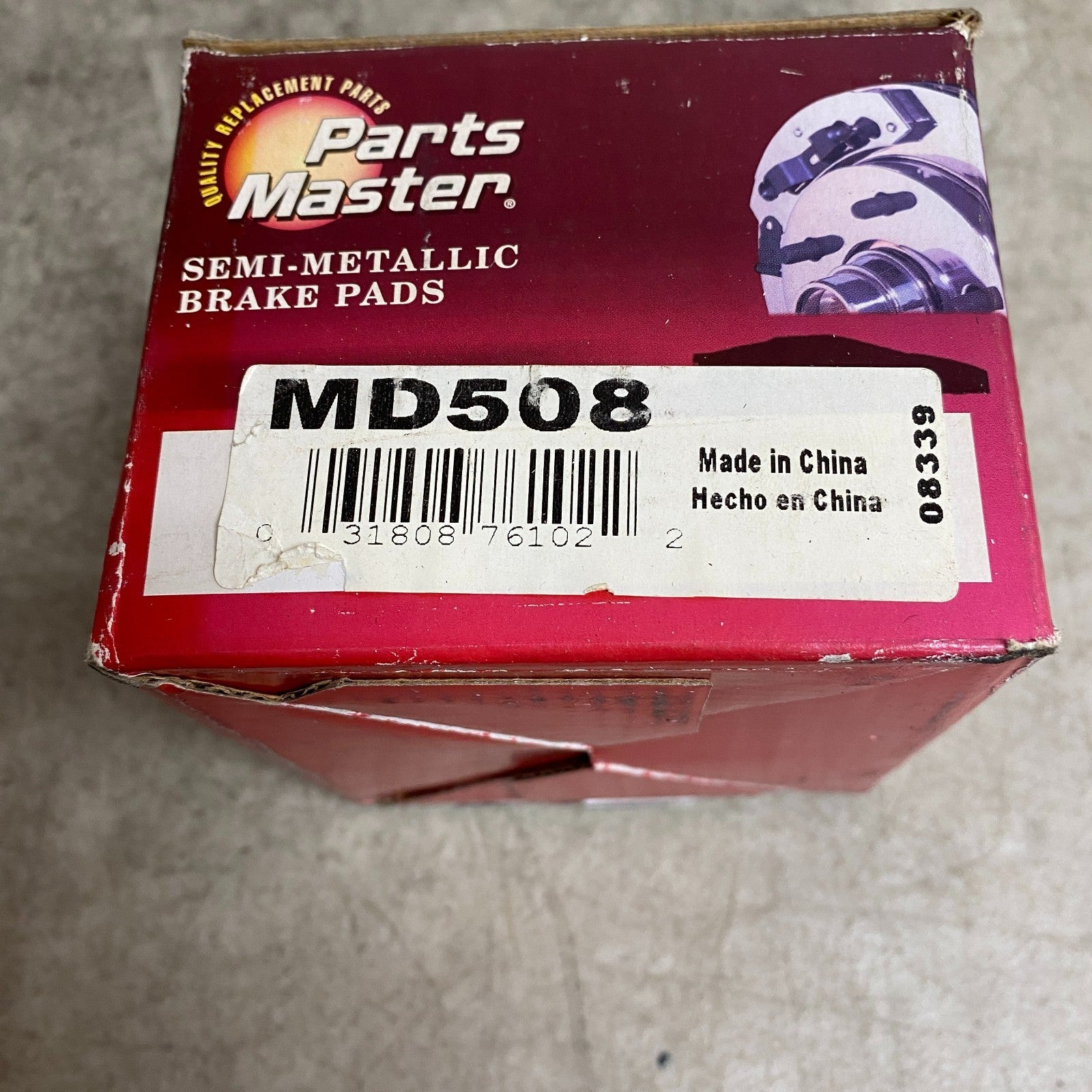 Parts Master MD508 Brake Pads Semi-Metallic Rear 1994-2005 Cadillac DeVille