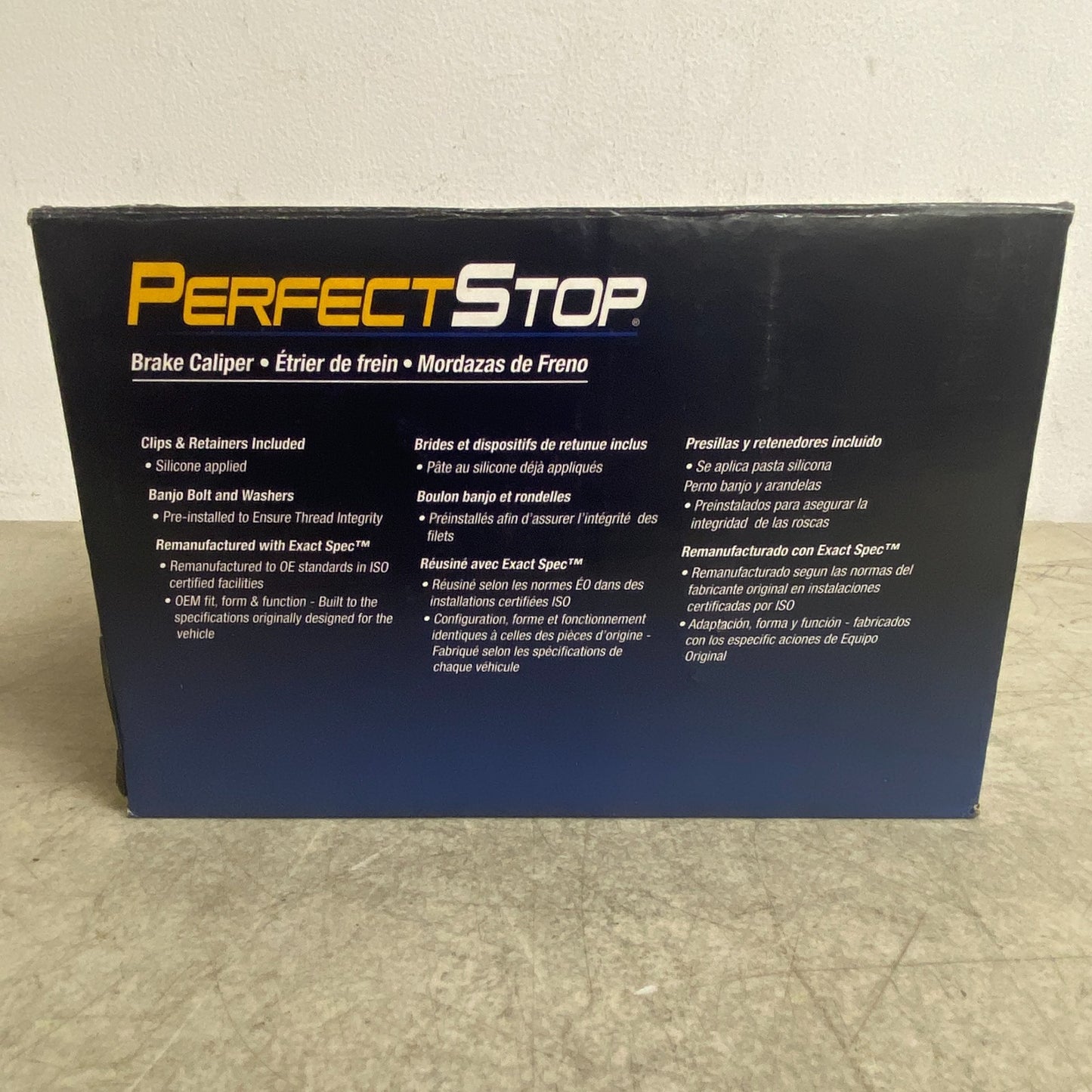 Perfect Stop 89-00608A Reman Disc Brake Caliper Front Right Aluminum