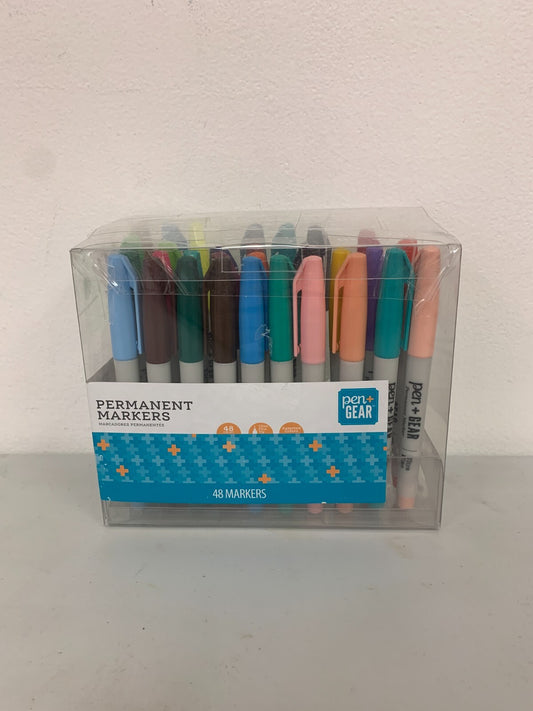 Pen + Gear 29 Assorted Colors Permanent Markers Long Life (29 Markers ONLY)