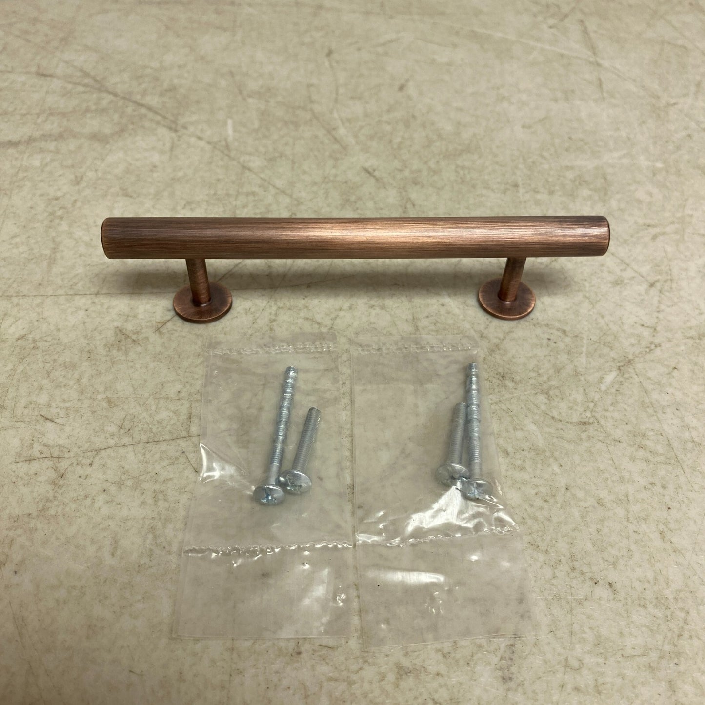 Signature Hardware 6" DIEHL ADJUSTABLE ROUND BRASS DRAWER PULL- ANTIQUE COPPER