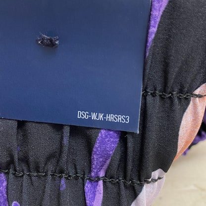 DSG Women's 3â High Rise Stride Multi Landscape Black Shorts Summer DAW12327PR