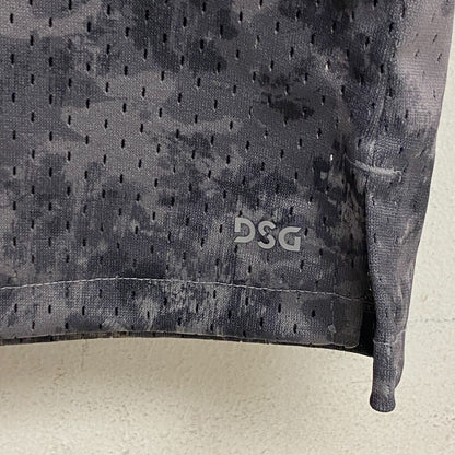 DSG X TWITCH + ALLISON Men's Mesh Short Sleeve T-Shirt L Charcoal Blurred Floral