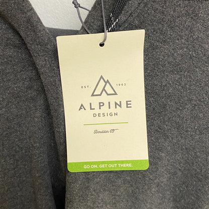Alpine Design Womens W AD Wonderful Hoodie Pure Black Heather ADW23201 Brand New