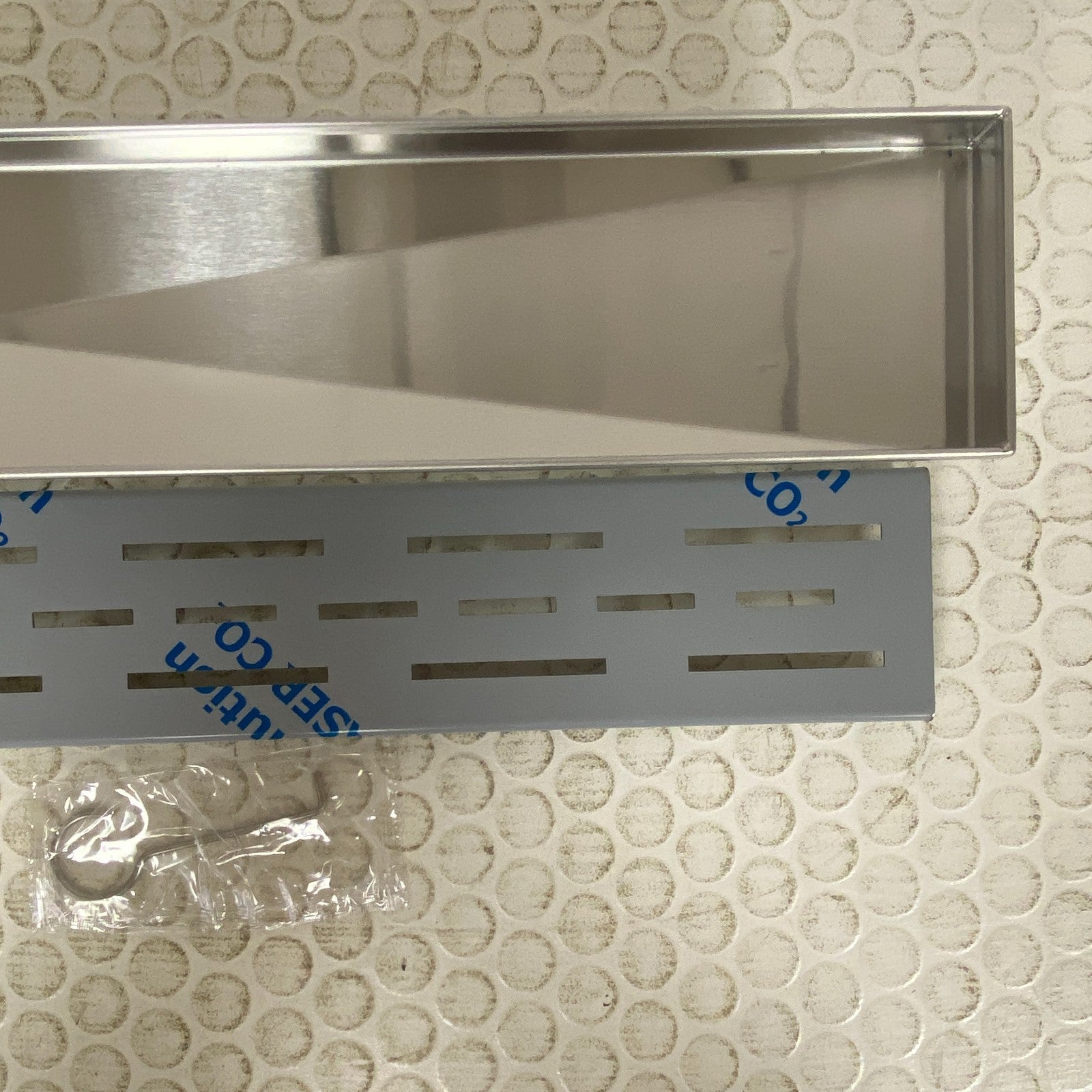 Signature Hardware 24" Effendi Linear Shower Drain Polished Stainless Steel