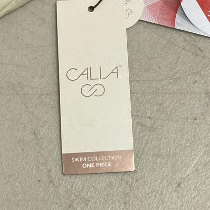 Calia Women's Strappy Back One Piece Swim Suit Black Colorblock WSA23116PRT