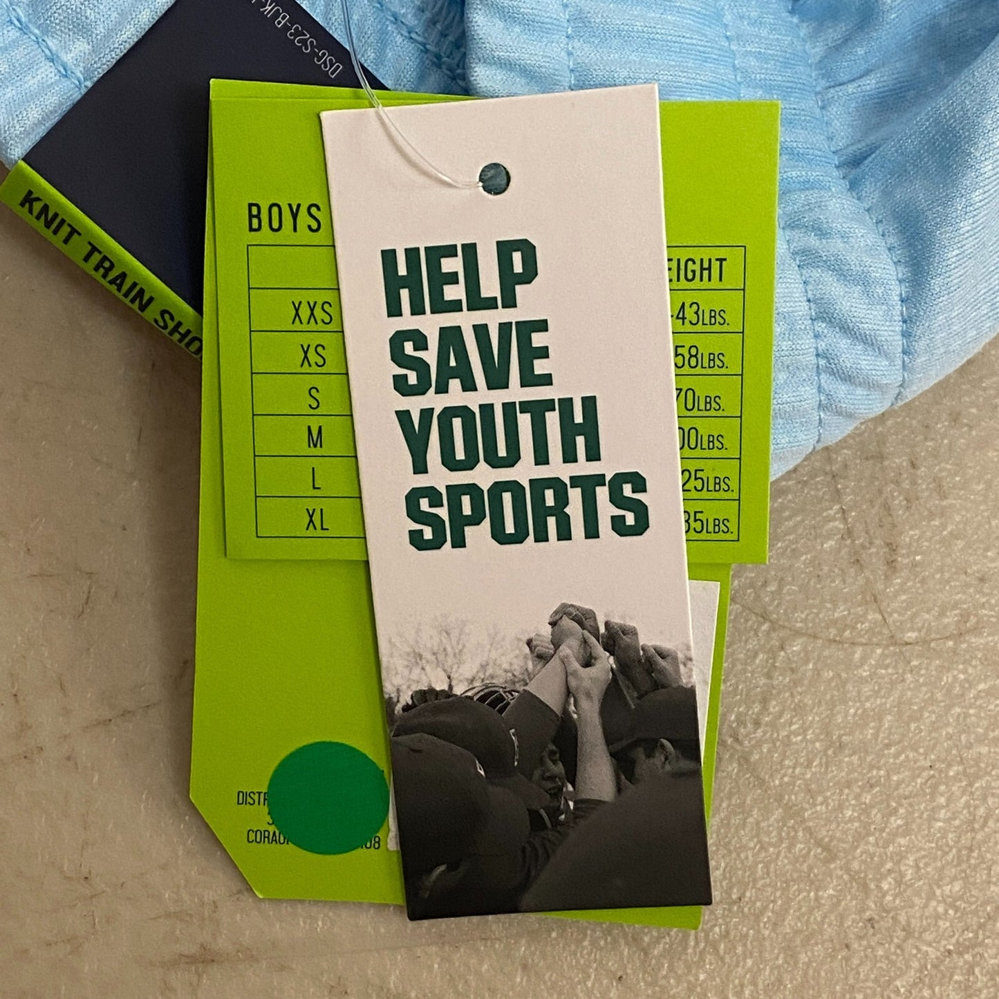 DSG Boys' Knit Training Shorts Multi Tagger Dreamy Blue Athletic DAB13103PRT