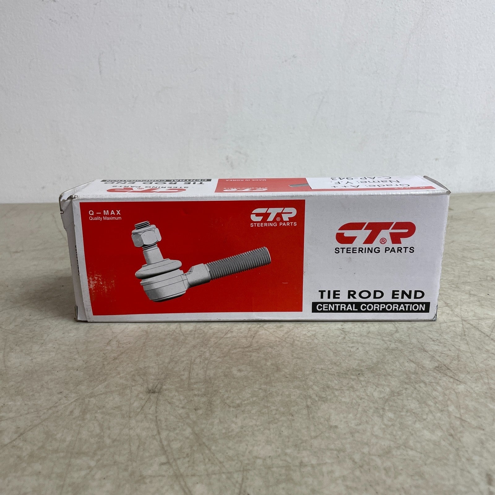 CTR CEKK-32L Left Outer Tie Rod End | Fits Kia Carens Magentis 204mm Length