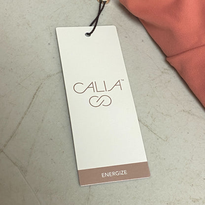 Calia Women's Energize Halter Neck Inner Short Exercise Dress Rose WAX15035 New