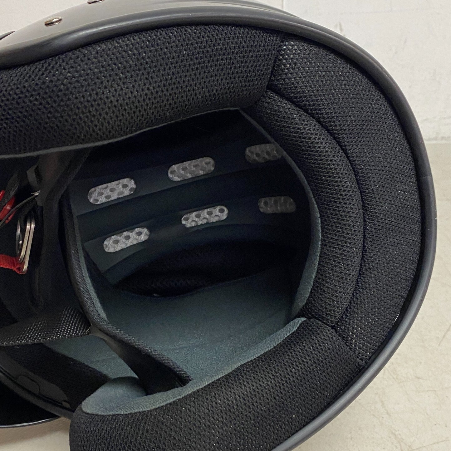 Fulmer 359 Motorcycle Helmet No Face Coverage Size Extra Large Color Mono Black