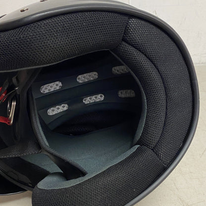 Fulmer 359 Motorcycle Helmet No Face Coverage Size Extra Large Color Mono Black