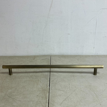 Signature Hardware 18" Avignon Solid Brass Appliance Pull Antique Brass