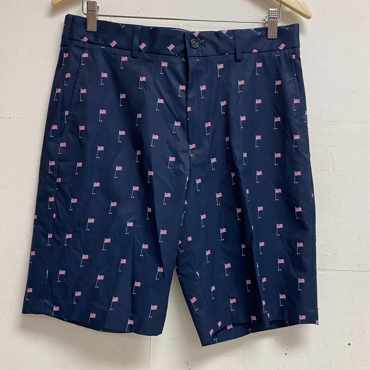 Walter Hagan Men P11 USA Tee Flag Print Short Tee Flag Navy flag print MGA14184