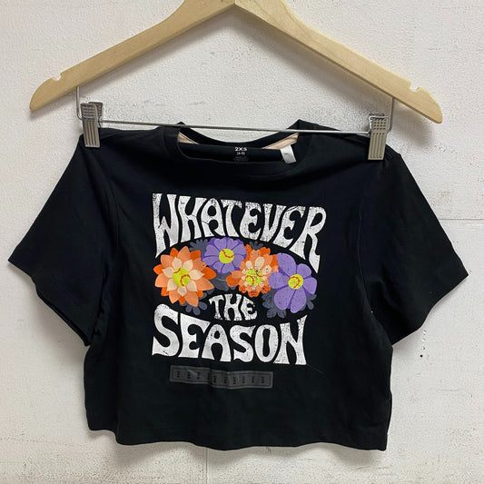 DSG Girls Boxy Graphic Tee Pure Black Season Short Sleeve Summer Trendy DAG12122