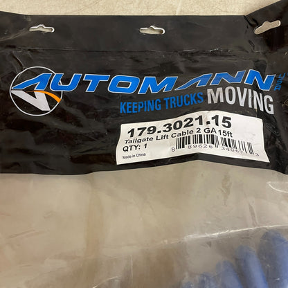 Automann Heavy-Duty 2 GA 15ft Tailgate Lift Cable  Model 179.3021.15